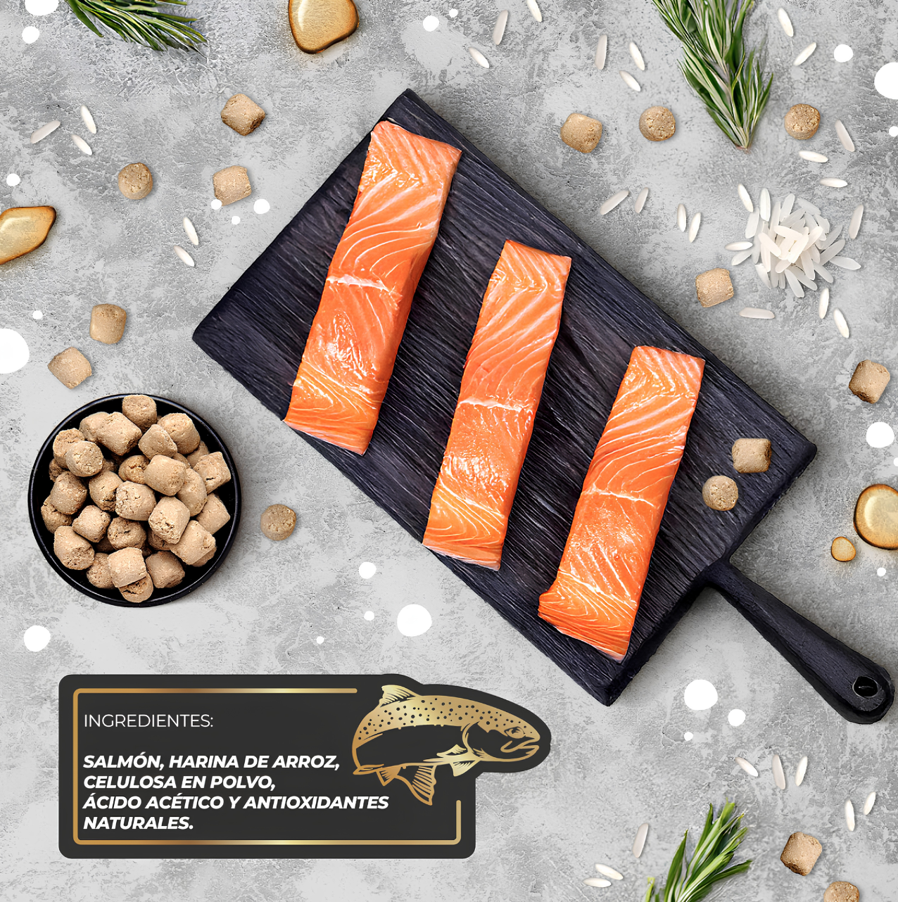 Snack Salmón Ikai Perro 113g