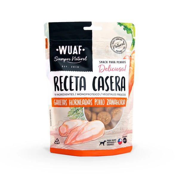 Snack Wuaf Pollo Zanahoria 100g