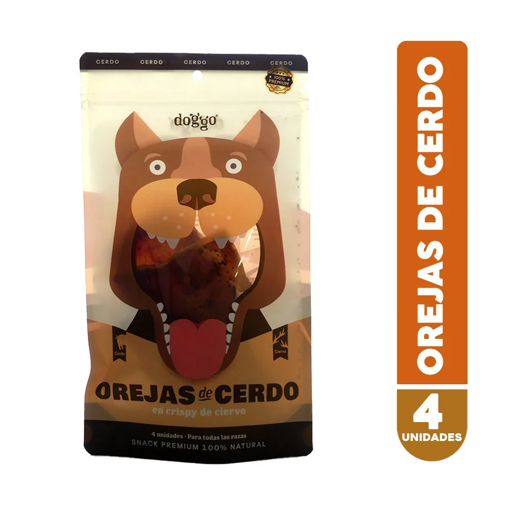 Orejas de Cerdo Doggo - empaque frontal